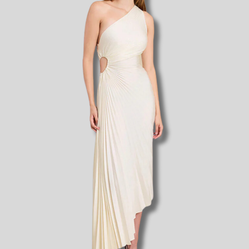Tiffany - Stunning Pleated Maxi Dress for Effortless Elegance