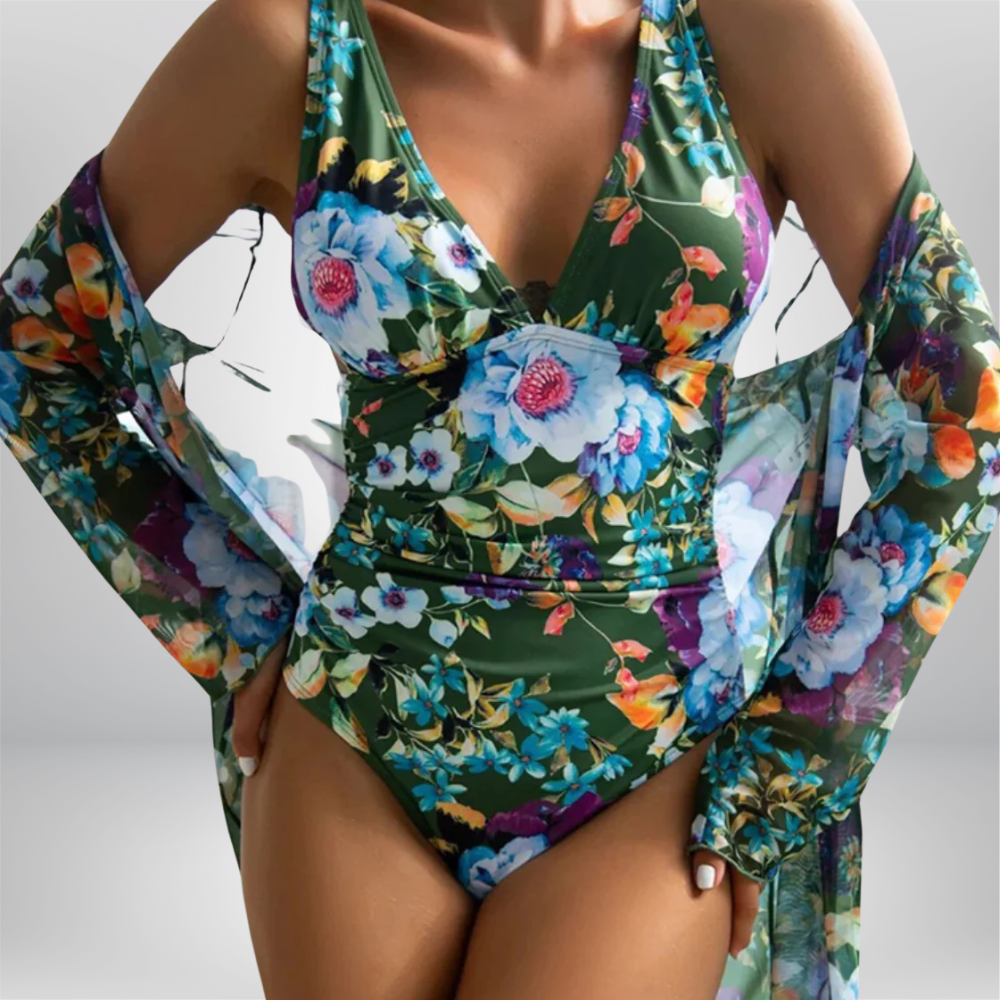 Chic Melittan Women's Summer Swimwear Ensemble