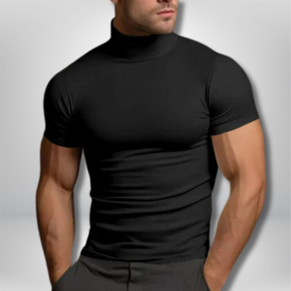 Tyler - Sleek Muscle Fit Turtleneck Tee