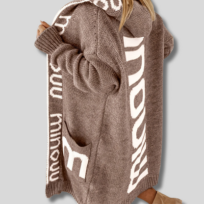 Cozy Chic Elsa Knit Cardigan for Women