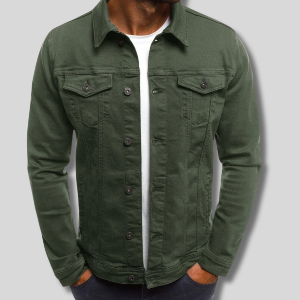 Elki - Stylish Men's Denim Jacket for Fashion-Forward Looks