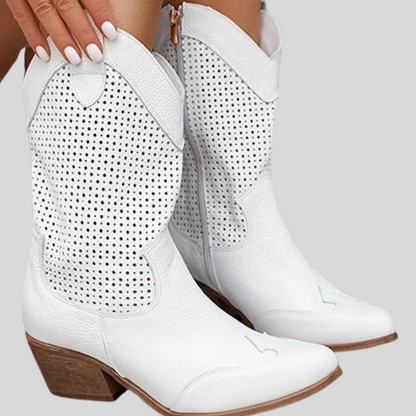 Doemi - Chic Midi High Cowboy Boots for a Trendy Look