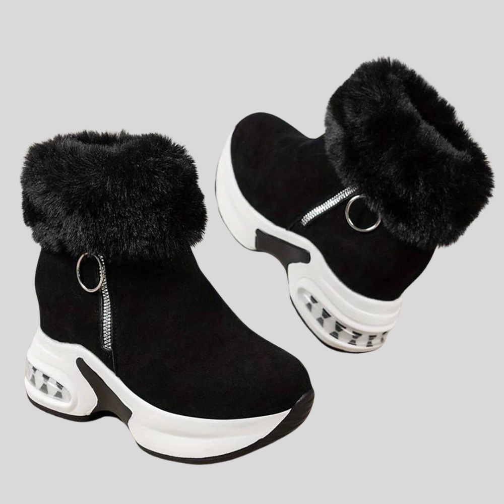 Caroline - Cozy Fur-Lined Women's Boots for Ultimate Comfort