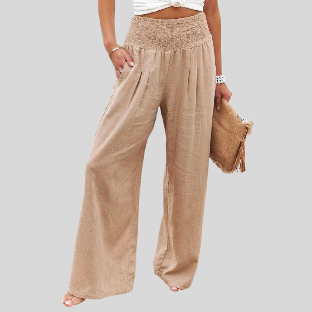 Aileen - Stylish Wide-Leg Beach Pants for Ultimate Comfort