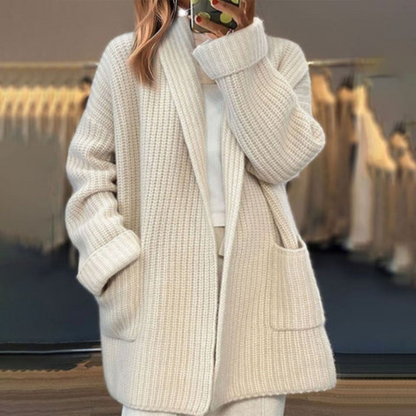 Cozy Elegance: Saskia Knitted Cardigan for Women