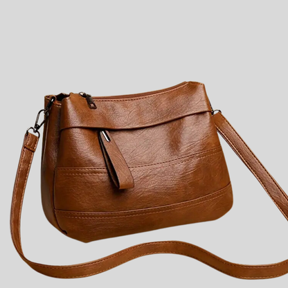 Stylish Vintage Leather Shoulder Bag with Ample Space