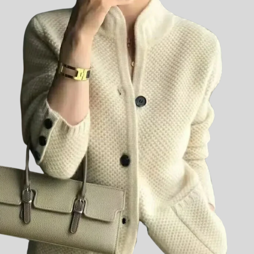 Cozy Koa Wool Sweater Jacket for Women - Perfect for Chilly Days!