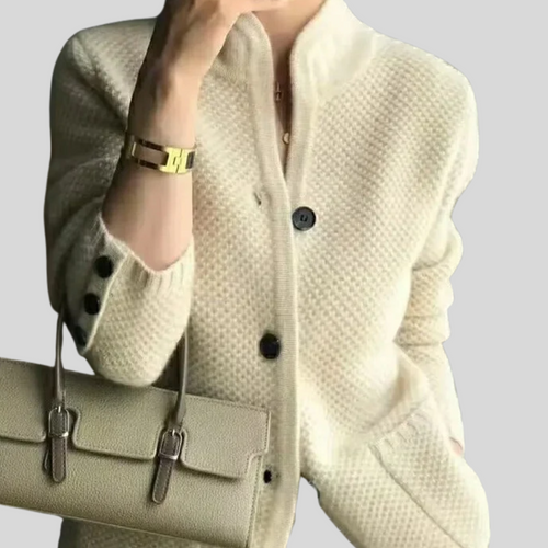 Cozy Koa Wool Sweater Jacket for Women - Perfect for Chilly Days!