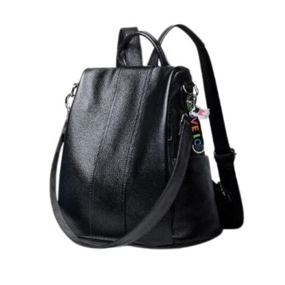 Stylish Anti-Theft Leather Backpack for Ultimate Security