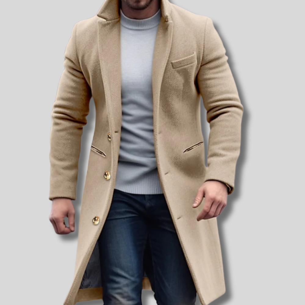 Kye - Luxurious Men's Overcoat