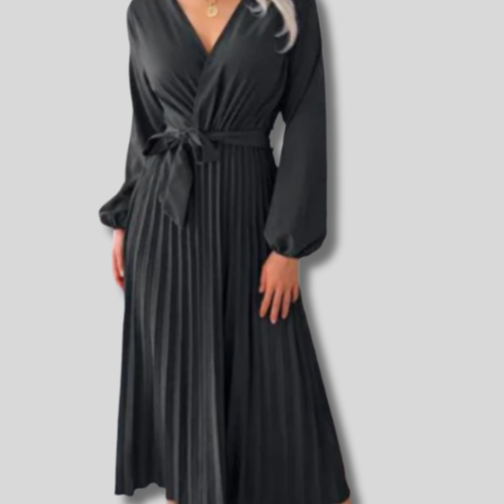 Rosa - Elegant Plisse Maxi Dress for Women - Comfort Meets Style in Casual Fashion