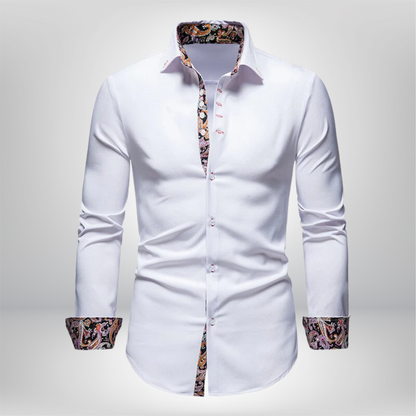 Elevate Your Style with the Benjamin Long Sleeve Chic Shirt
