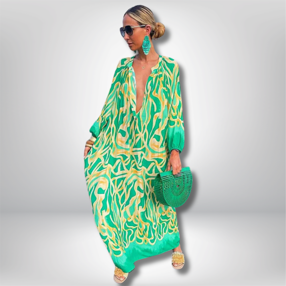 Fenna - Chic Bohemian Dress with Effortless Elegance