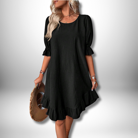 Freya - Chic Ruffled Dress for Effortless Elegance