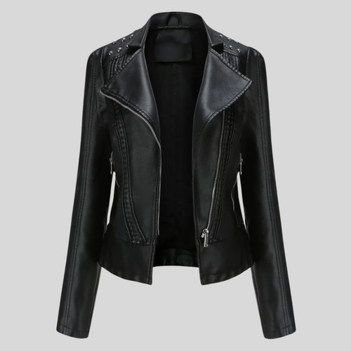 Chic Women's Leather Jacket - Jen Collection