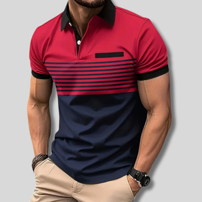 Stylish Edward Striped Polo Shirt for Men