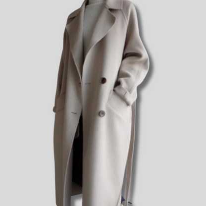 Esmee - Stylish Women's Wool Trench Coat for a Chic Look