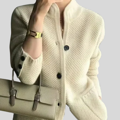 Cozy Koa Wool Sweater Jacket for Women - Perfect for Chilly Days!