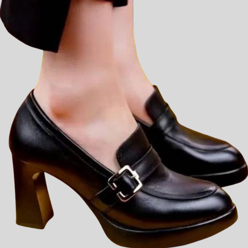 Elevate Your Style with Our Women's Chic High-Heel Shoes – Sleek Pointed Toe Design, 6-8 cm Heel, Luxurious Cushioned Insole – Perfect for Formal Occasions and Professional Wear, Available in Stunning Black and Red