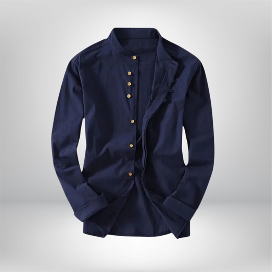 Ashton - Timeless Vintage Linen Shirt for Effortless Style