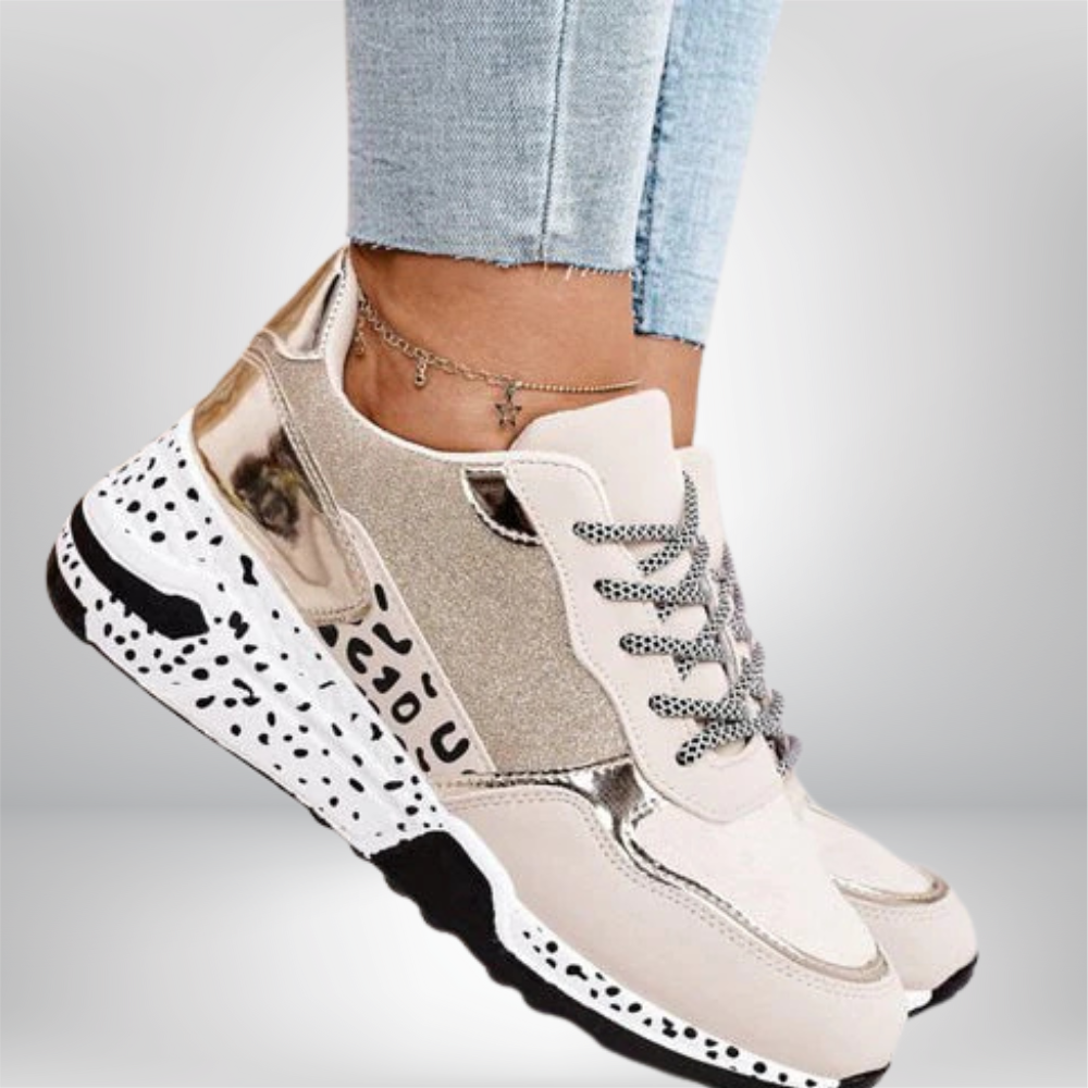 Angelina - Stylish and Cozy Printed Sneakers