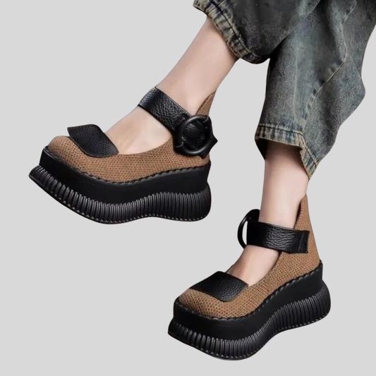 Denyse - Stylish Women's Casual Shoes with Belt Detail