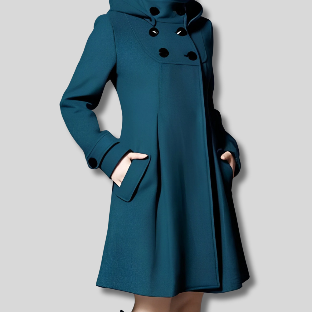 Jeniffer - Chic and Stylish Long Trench Coat for Women