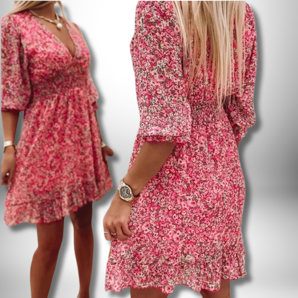 Enchanting Elsie Floral Dress