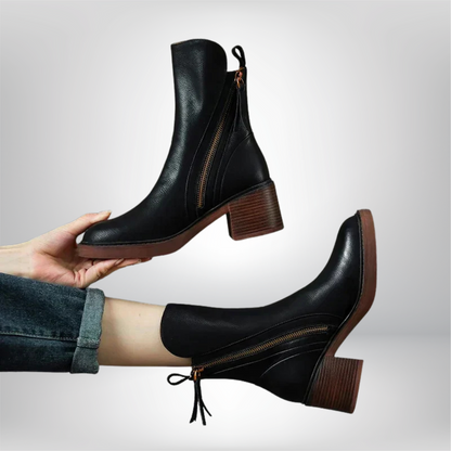 Katherine - Chic and Stylish Leather Boots