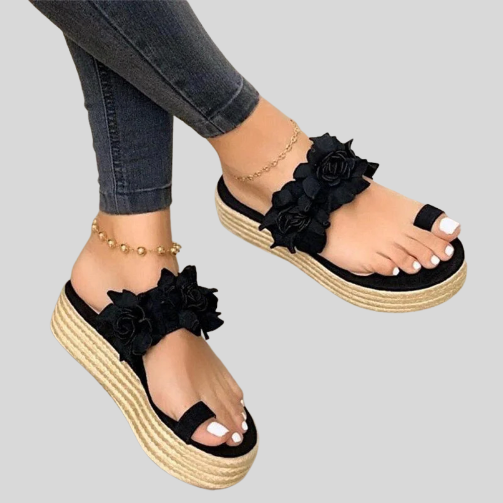 Wira - Elegant Floral Women's Sandals