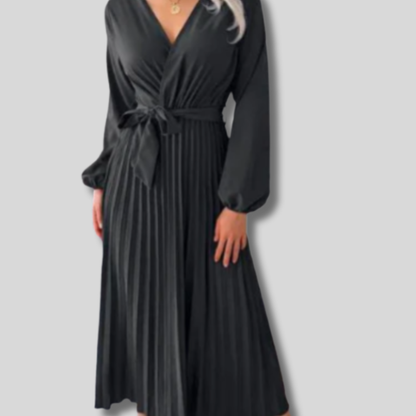 Rosa - Elegant Plisse Maxi Dress for Women - Comfort Meets Style in Casual Fashion