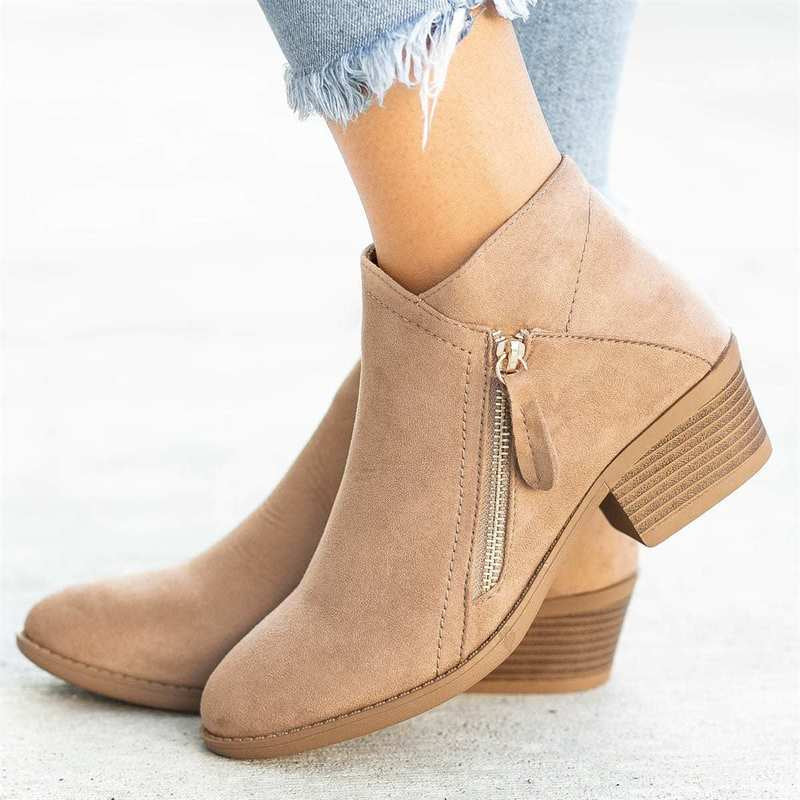 Serena | Luxurious Suede Ankle Boots for Ultimate Comfort
