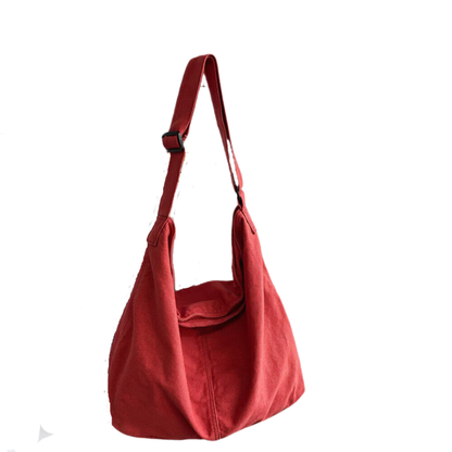 Chic Cotton Shoulder Bag for Trendy Looks