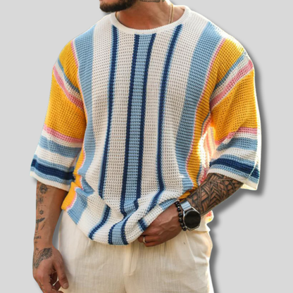 Desmond - Fashionable Knitted Shirt for Effortless Style