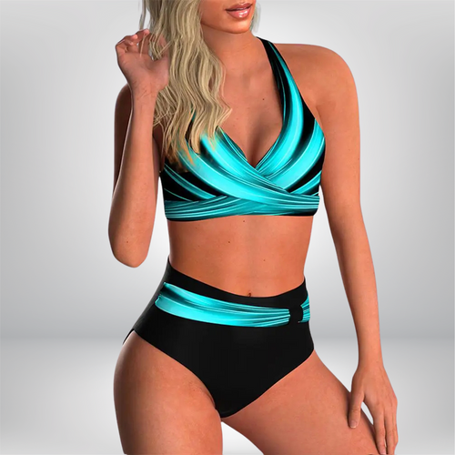 Kombiniere Stil und Komfort mit dem modischen blauen Bikini-Set von Sabinil für Damen!