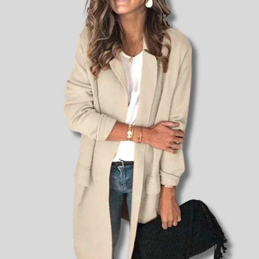Zali - Chic Long Women's Blazer for Effortless Style