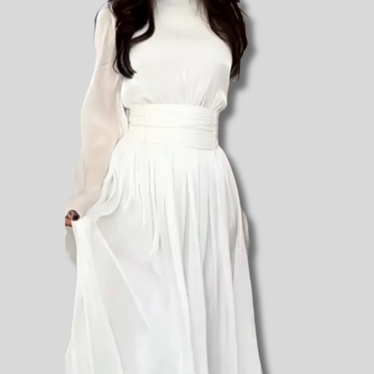 Jennifer | Women's Maxi Dress | Stylish Bow Belt Design for Elegance & Comfort