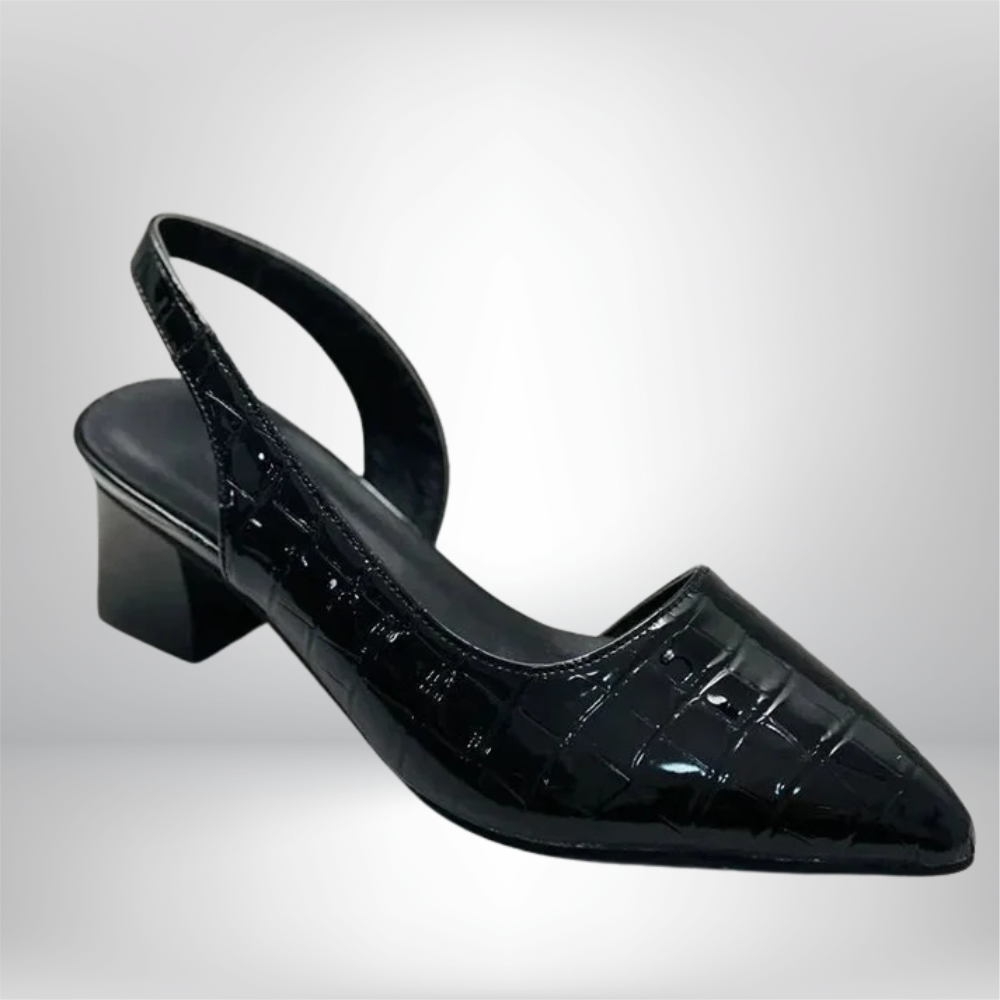 Orlaith - Chic Crocodile Print Pumps