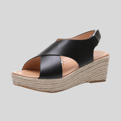 Jezlin - Stylish and Cozy Wedge Heel Sandals for Women