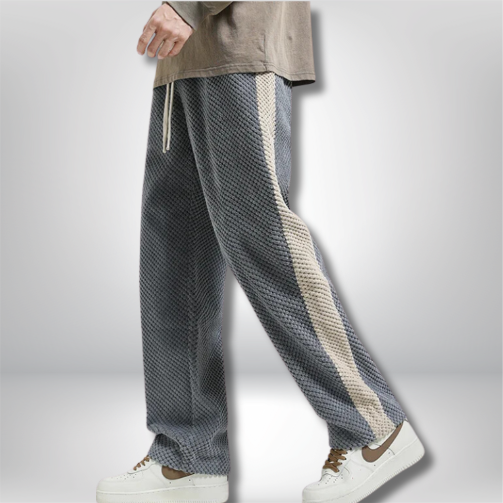 Stylish Men's Corduroy Waffle Jogging Trousers by Keith