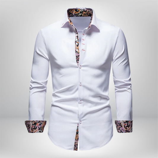 Elevate Your Style with the Benjamin Long Sleeve Chic Shirt