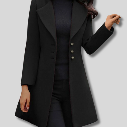 Chic and Sophisticated Long Trench Coat for Women