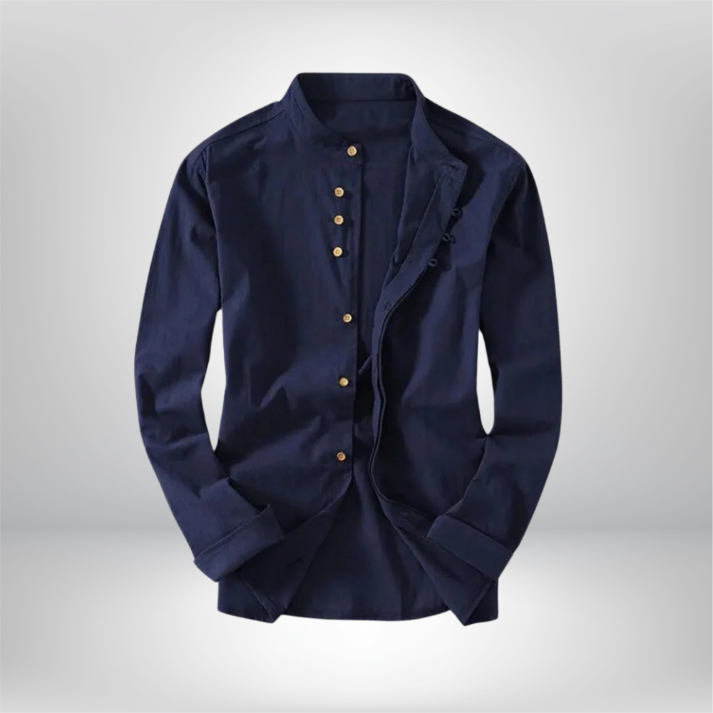 Ashton - Timeless Vintage Linen Shirt for Effortless Style