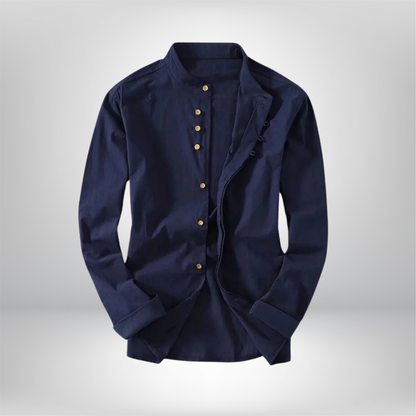 Ashton - Timeless Vintage Linen Shirt for Effortless Style