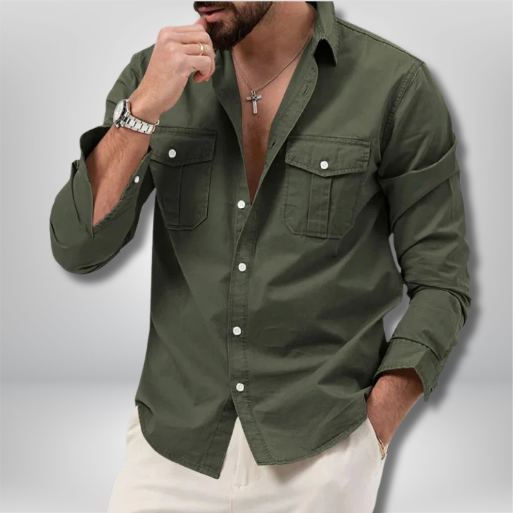 Brody - Trendy Cotton Shirt for a Chic Look