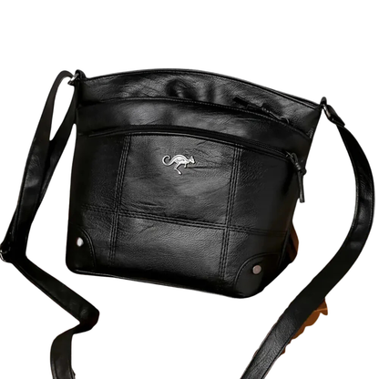 Chic Leather Crossbody Saddle Bag for Stylish Elegance
