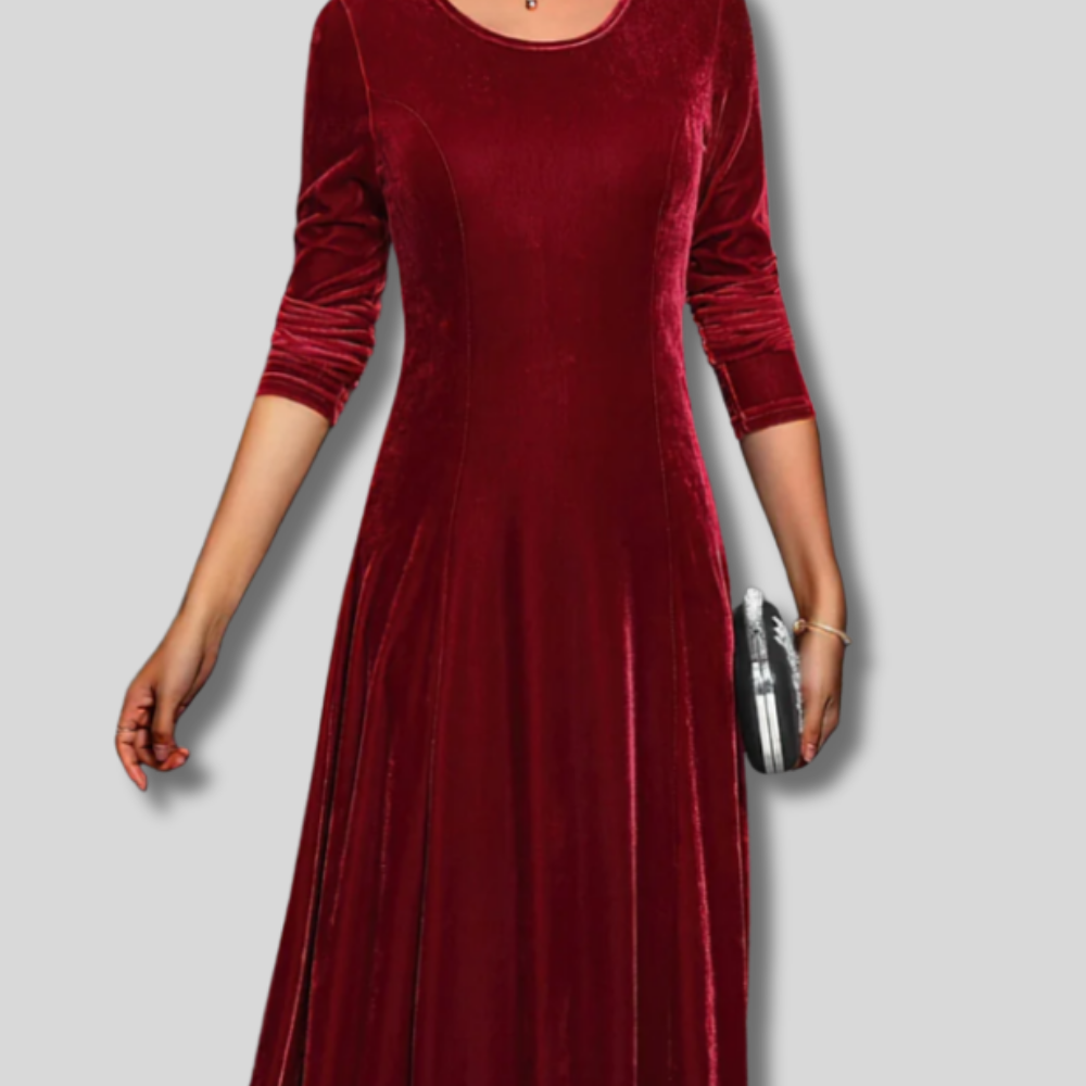 Sheza | Elegant Midi Dress for That Perfect Formal Look