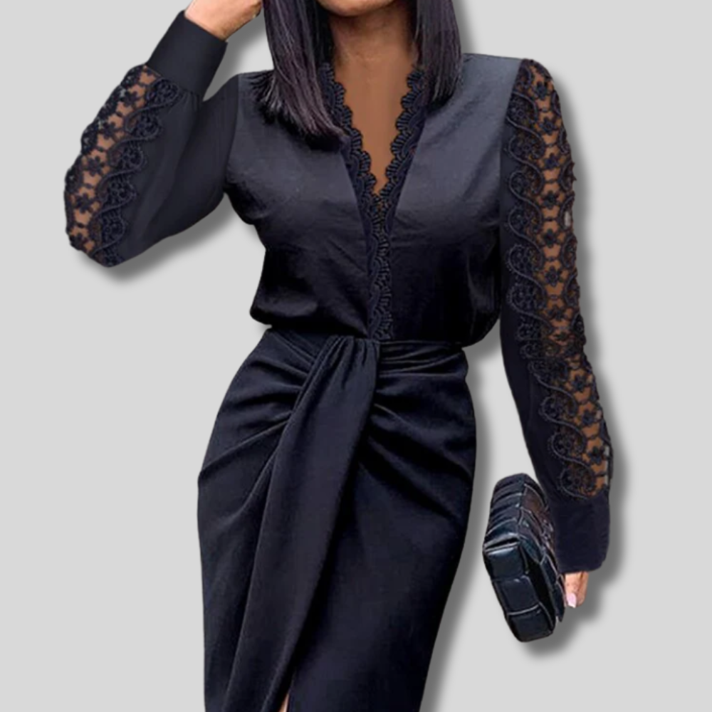 Elegant Women's Split Dress