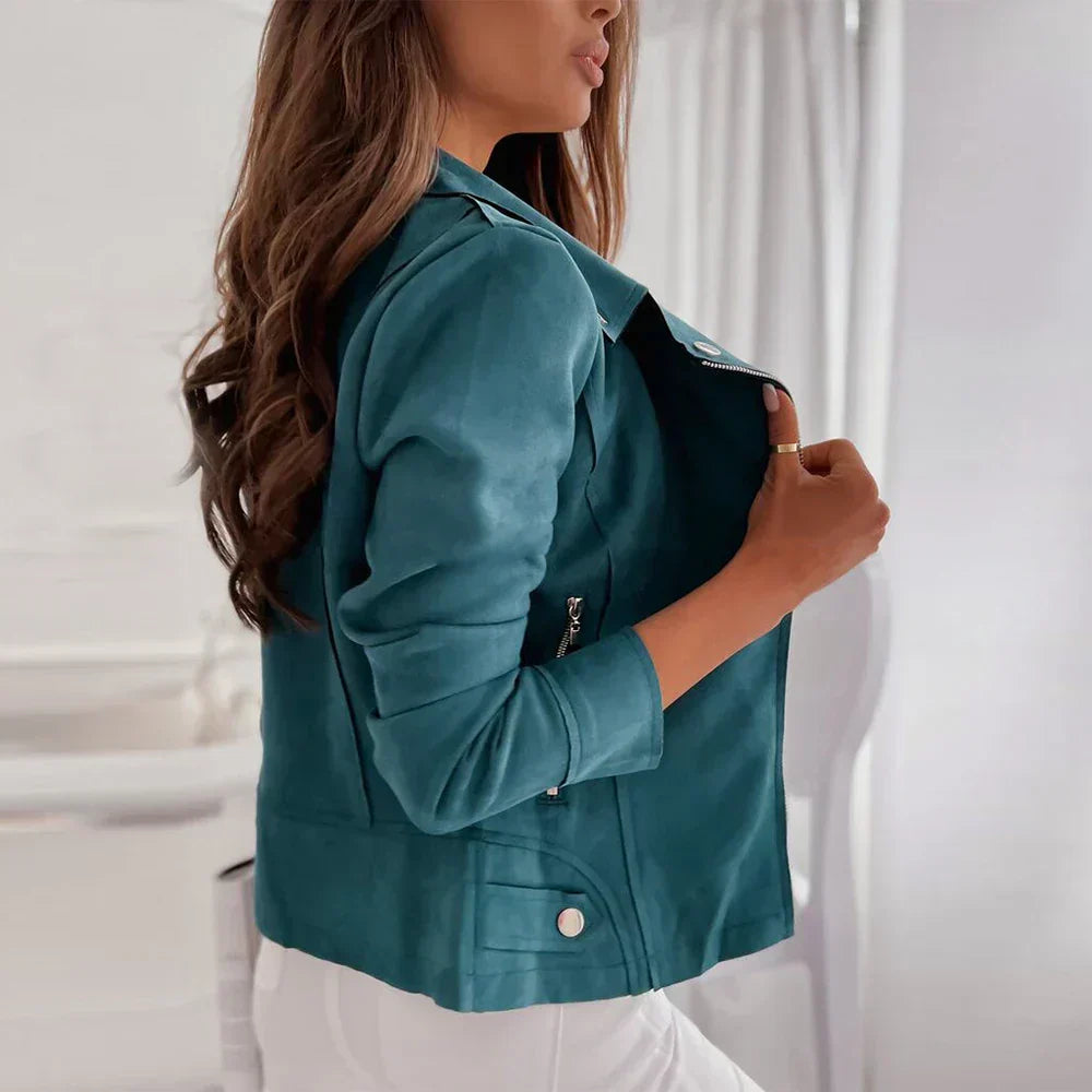 Bindi - Timeless Solid Color Women's Jacket for Effortless Style