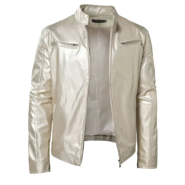 Stylish Glenn Men's Leather Jacket for a Trendy Look